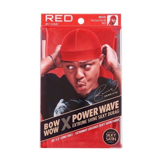 RED Power Wave Extreme Silky Durag Red