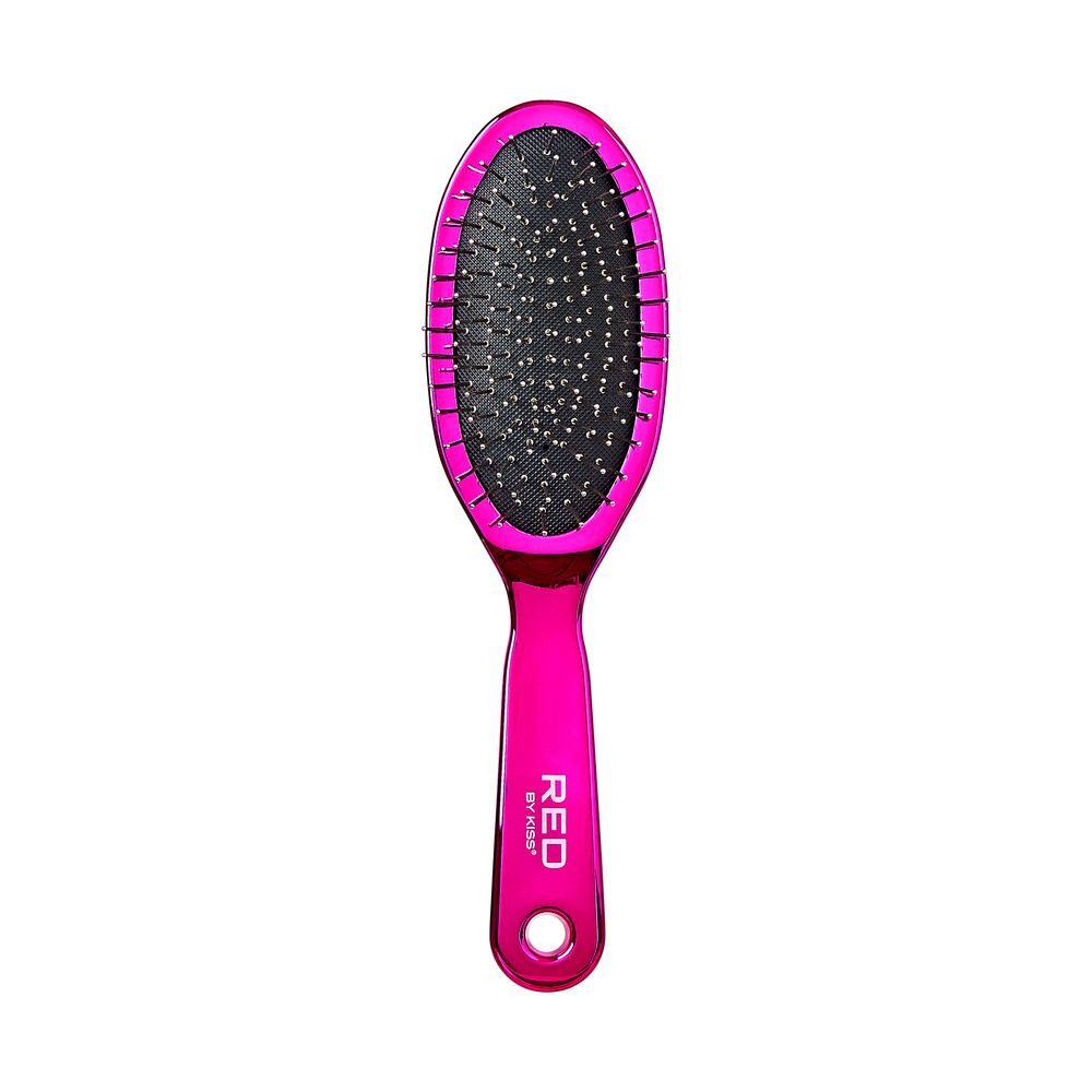 RED Wig Brush Oval