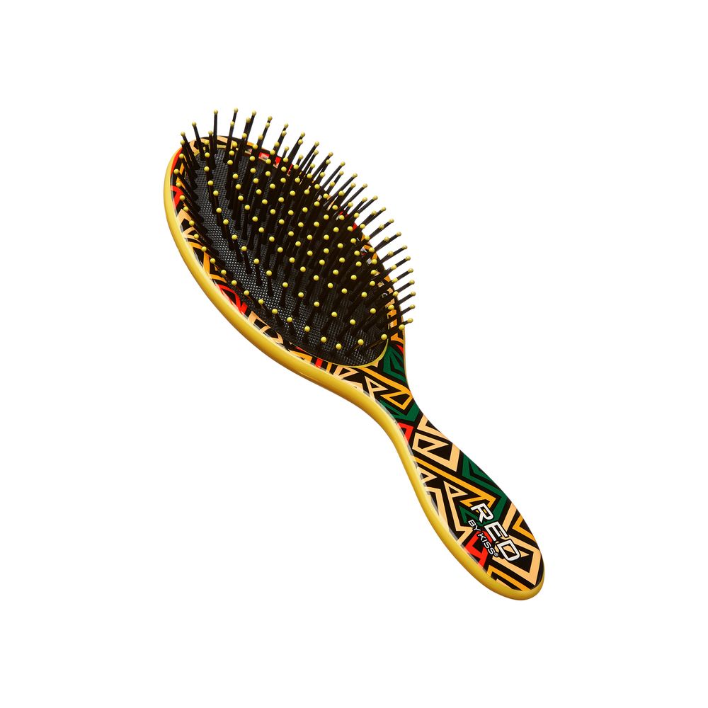 RED Designed Brush Oval #1