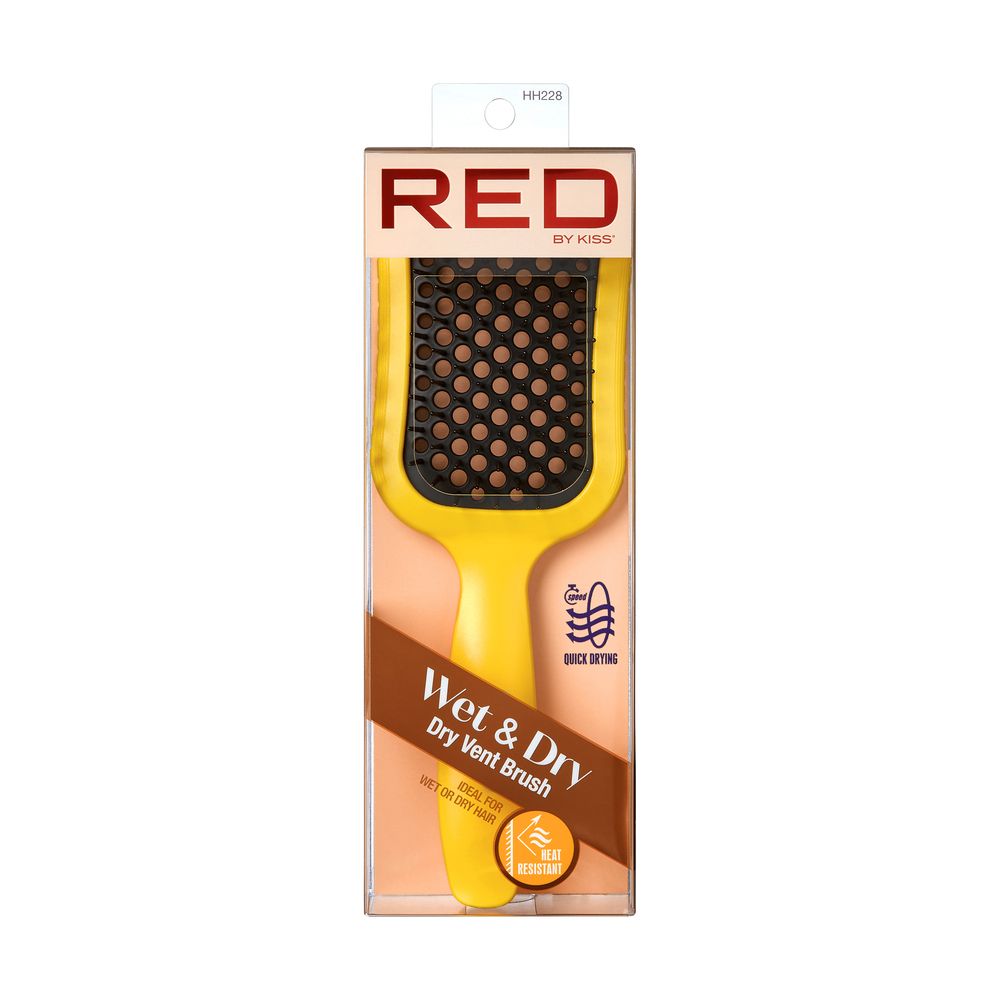 RED Dry Vent Brush Yellow