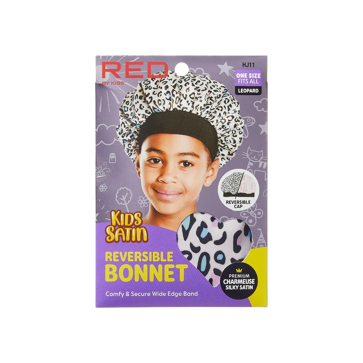 RED Kids Satin Bonnet Doublewear