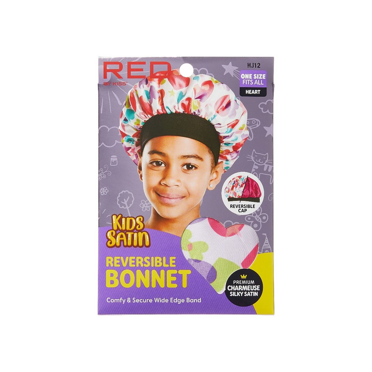 RED Kids Satin Bonnet Doublewear