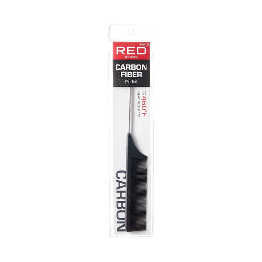 RED Carbon Pin Tail Comb