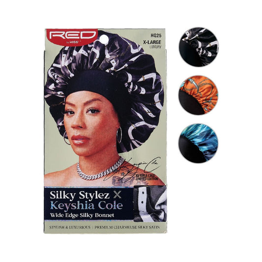 Red Silky Bonnet XL Luxury Assorted