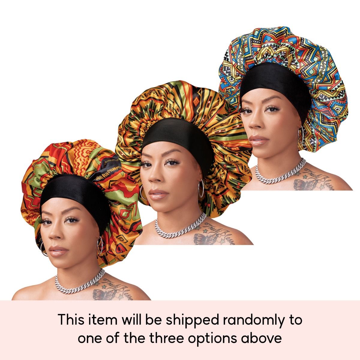 Red Silky Bonnet XL Aztec Assorted