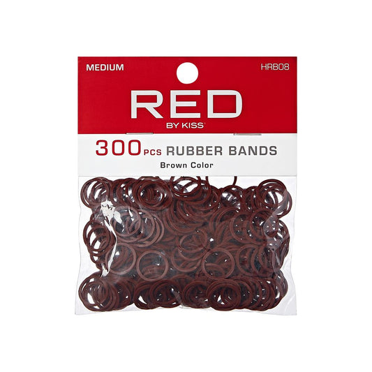 Red Rubber Bands Medium 300 pcs Brown