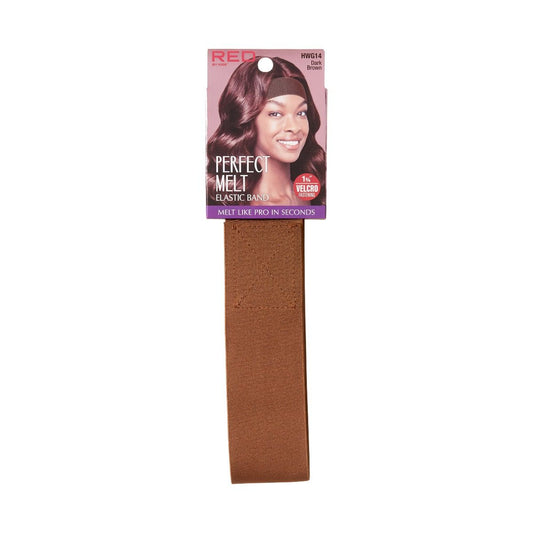 RED Perfect Melt Wig Band Wide Dark Brown