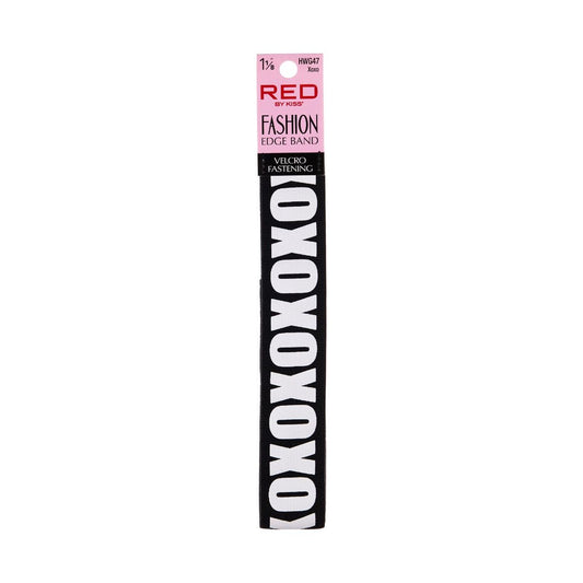 Red Fashion Edge Wig Band Elastic XOXO