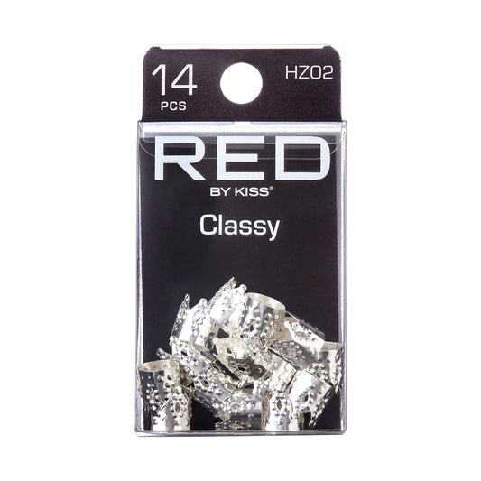 RED Braid Charm HZ02 Silver