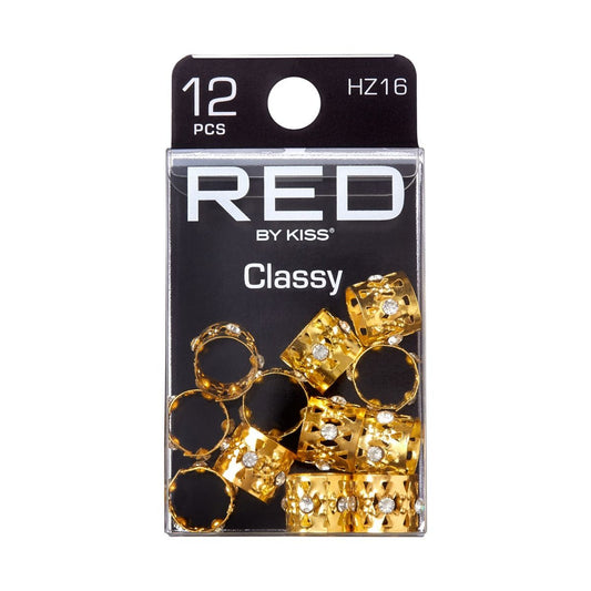 RED Braid Charm Gold HZ16
