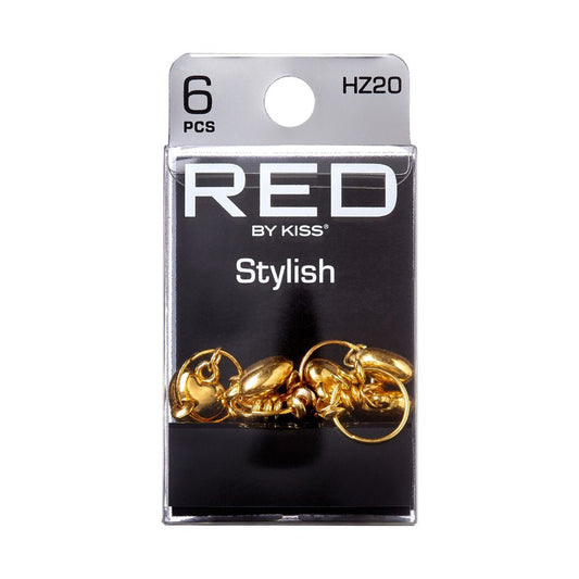 RED Braid Charm HZ20 Gold