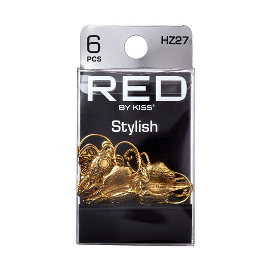 RED Braid Charm HZ27 Gold