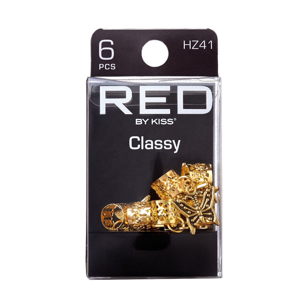 RED Braid Charm HZ41 Gold