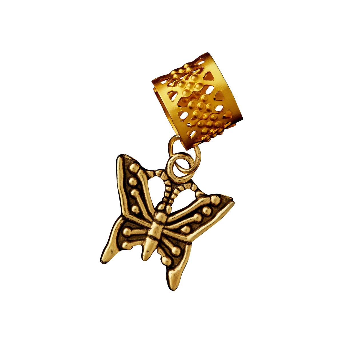 RED Braid Charm HZ41 Gold