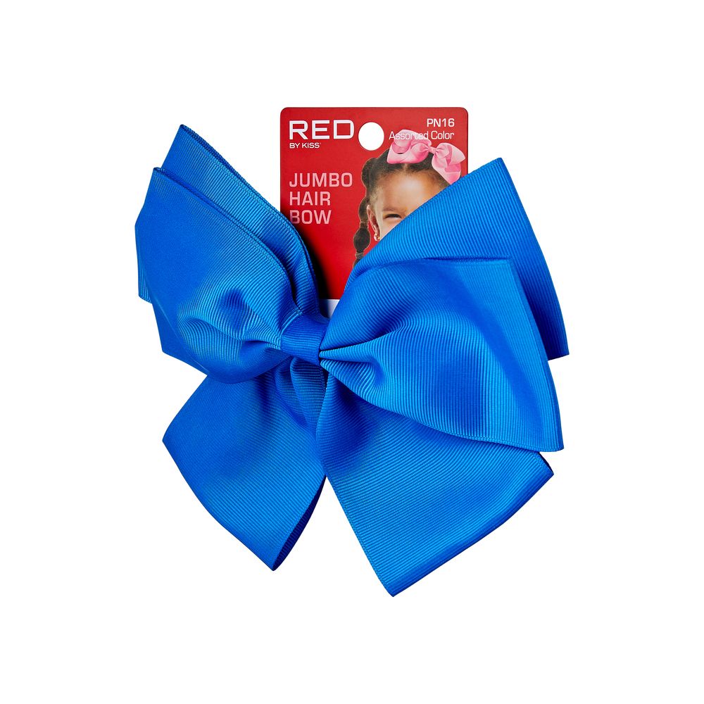 RED Kids Ribbon Hair Bow Jumbo