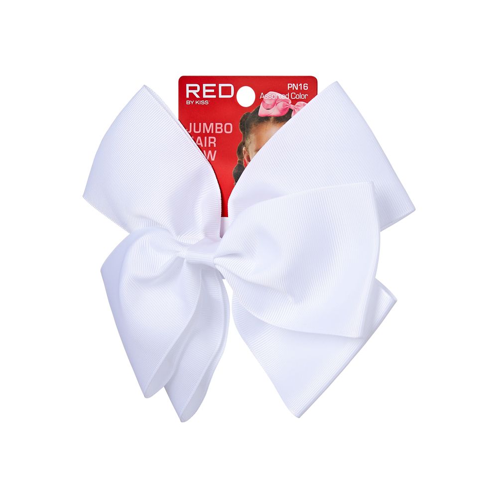 RED Kids Ribbon Hair Bow Jumbo