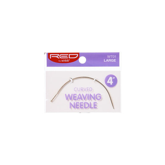 RED Cruved Weaving Needle Large 4"