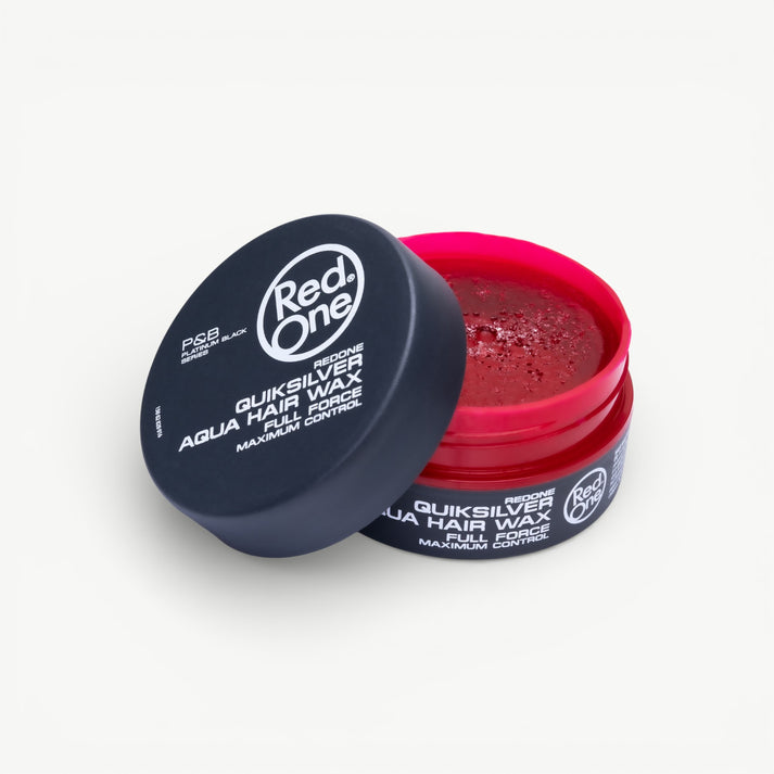 Red One Aqua Hair Gel Wax Quicksilver 5 oz