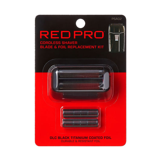RED Pro Cordless Shaver Blade and Foil Replacement - Black