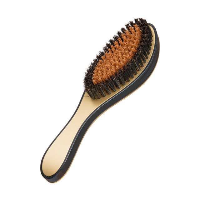 RPM Mixed Boar Curved Wave Brush Metallic Gold