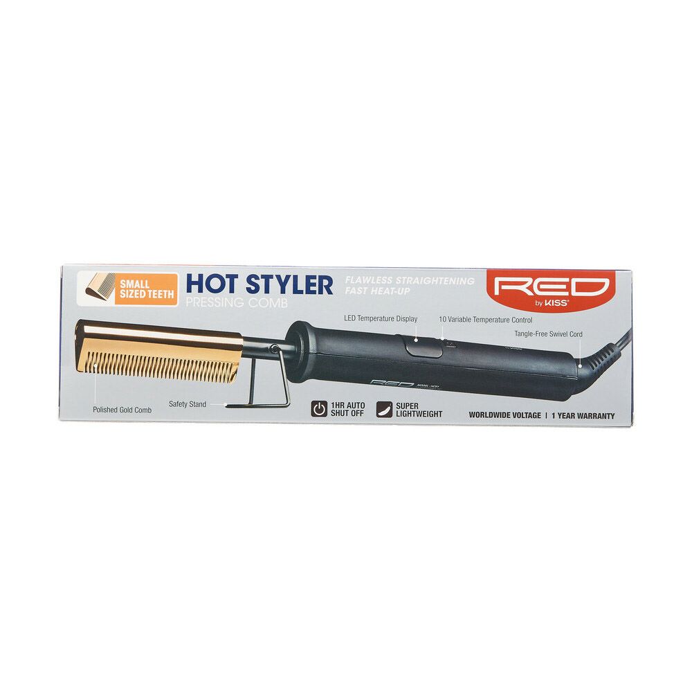 RED Hot Styler Pressing Comb Small Size