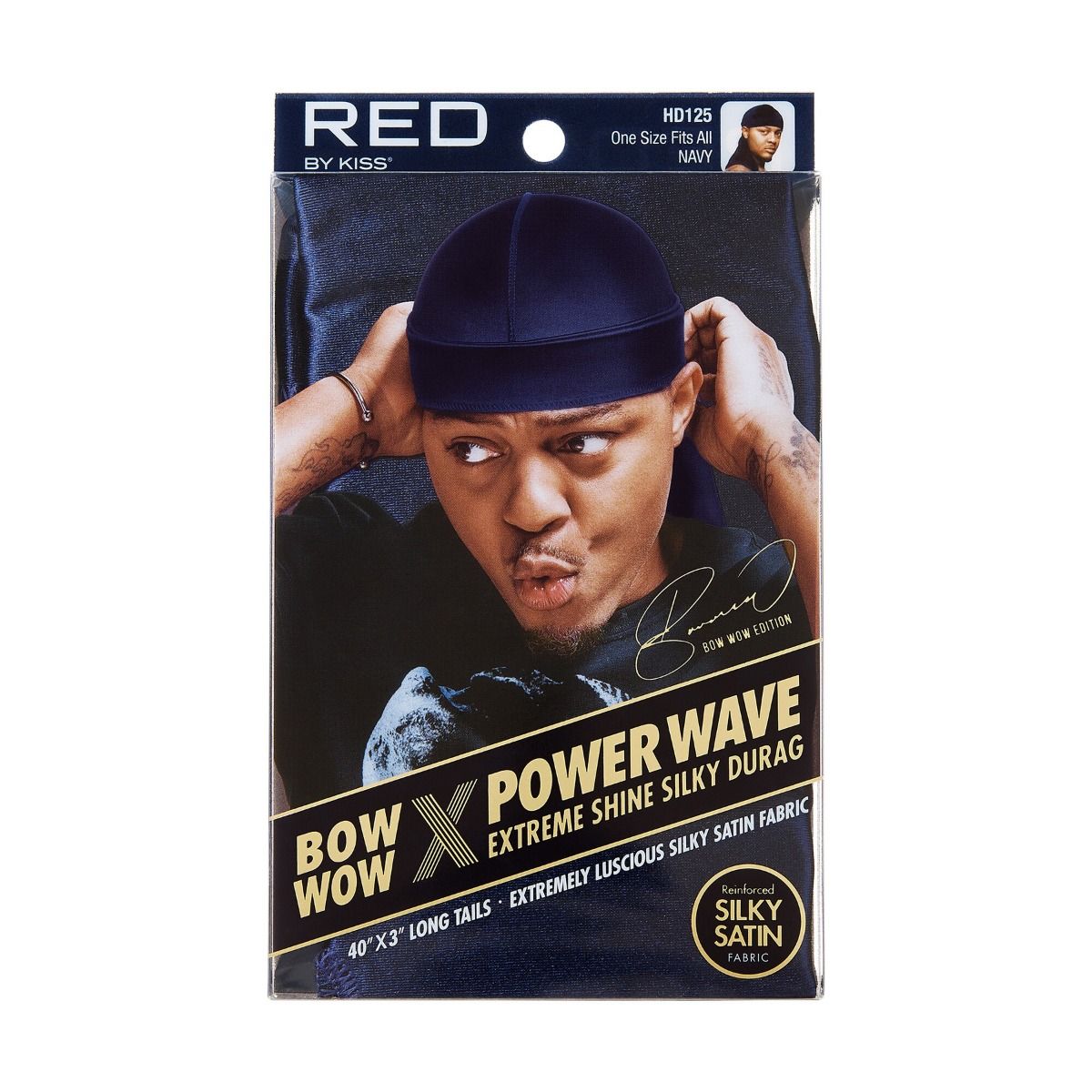 RED Power Wave Extreme Silky Durag Navy