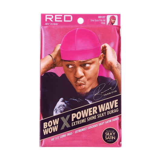 RED Power Wave Extreme Silky Durag Pink