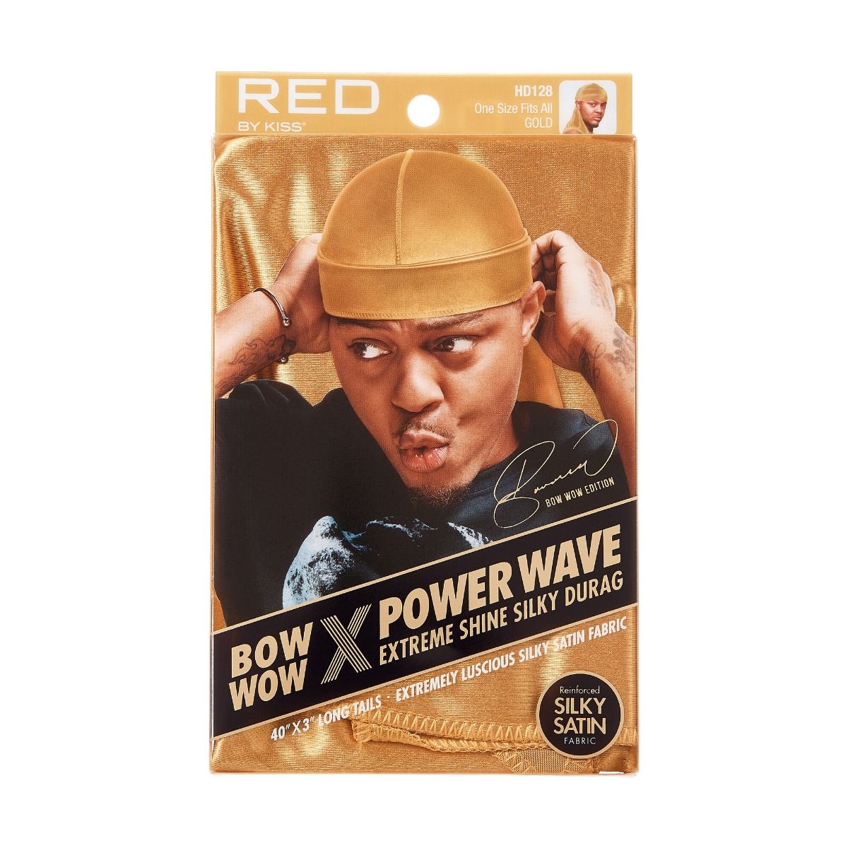 RED Power Wave Extreme Silky Durag Gold