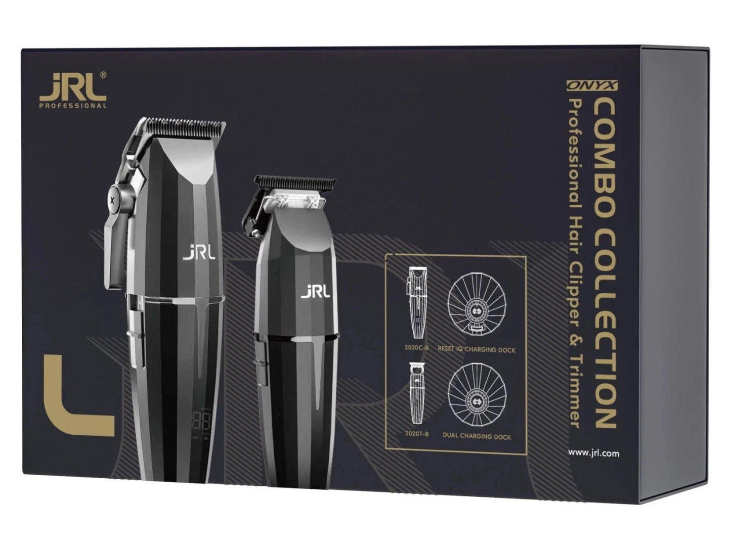 JRL ONYX Combo Collection Clipper & Trimmer 2020C-B