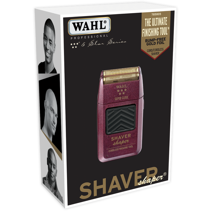 Wahl 5 Star Shaver Shaper 08061-100 - Burgundy